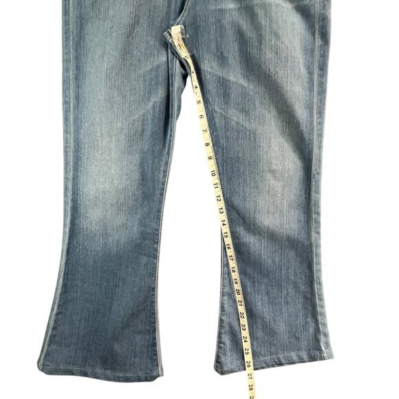 Adriano Goldschmied Farrah Jeans Womens 29 Blue 70s Bell Bottom Denim Retro USA - Picture 9 of 16